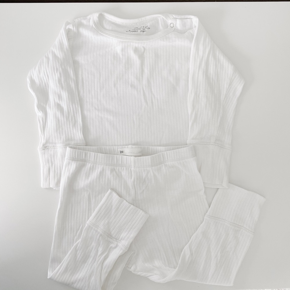 ARKET Baby Organic Cotton Pajama 2pc 12months